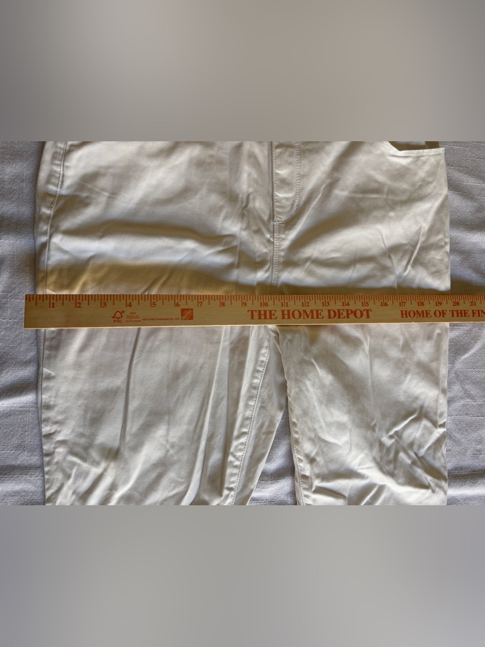 Chico’s White Soft White Jegging ~ Women’s 12/14 & Chico’s Size 2.5 - Picture 8 of 12